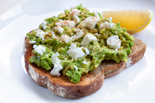 Mediterranean-Style Feta and Avocado Toast