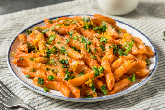 Penne with Pumpkin Sauce