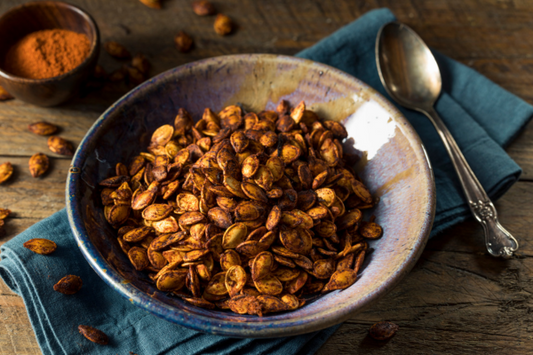 Roasted Spiced Pumpkin Seeds Recipe